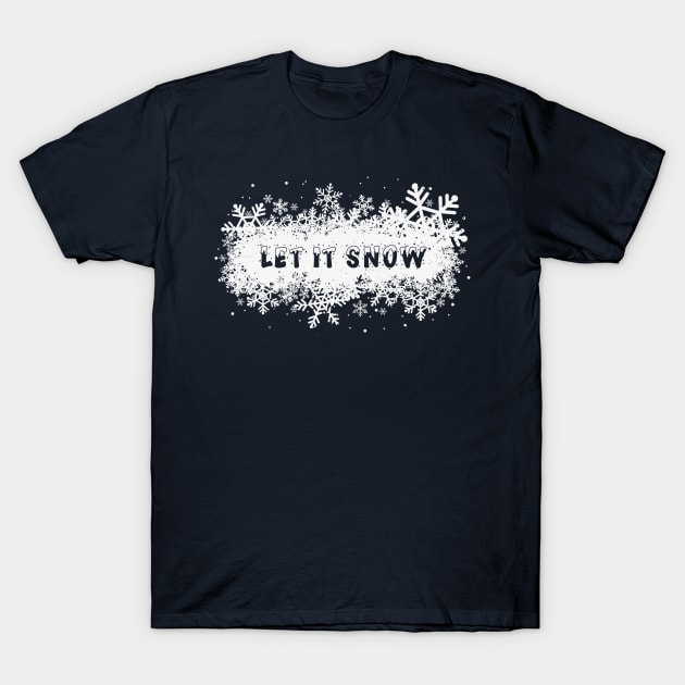 Let it snow T-Shirt by psychoshadow